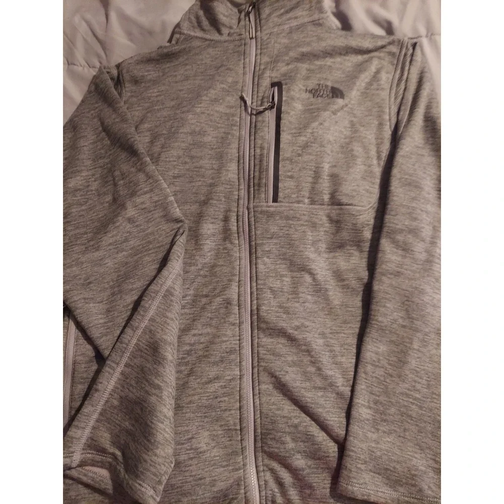 The North Face Men Canyonlands Full Zip Fleece Jacket Size XL TG Gray Coat Y2k